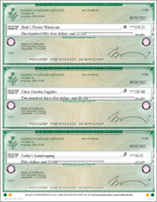 QuickBooks® Basic Voucher Checks