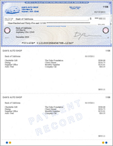 Details About Blank Check Stock Printable Checks For Business And Personal Use Sky Blue